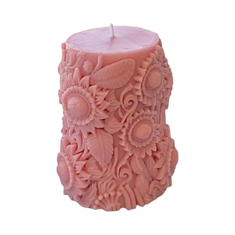 Ароматна свещ от соев и пчелен восък, Слънчоглед, М362