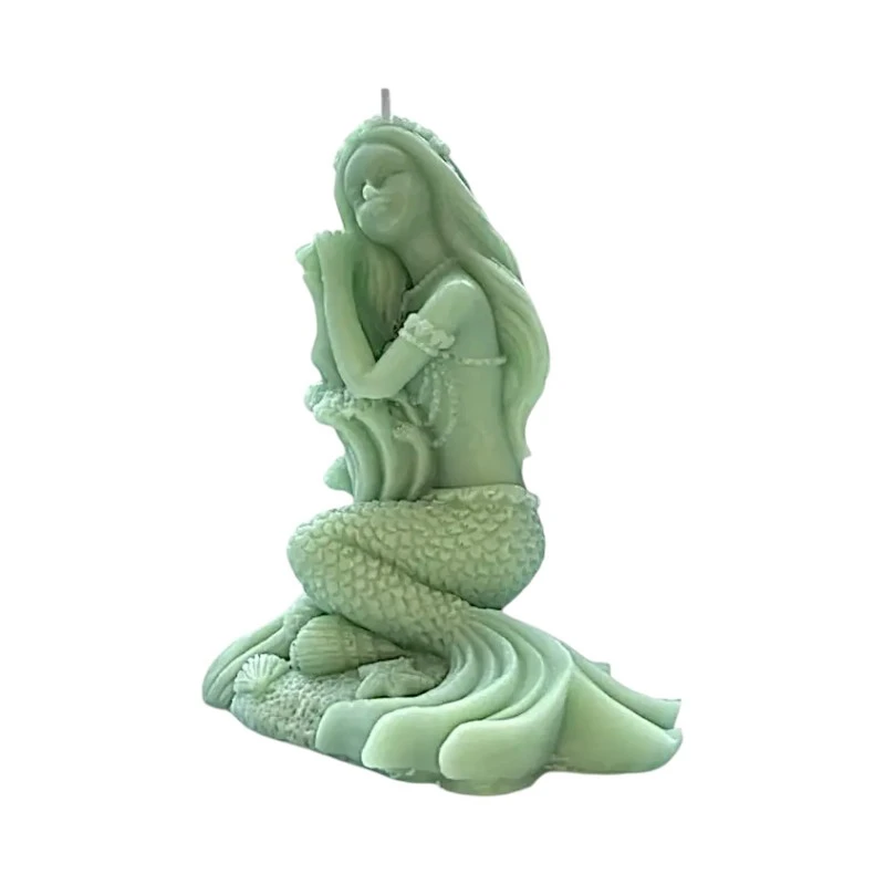 Ароматна свещ от соев и пчелен восък, Русалка, М333