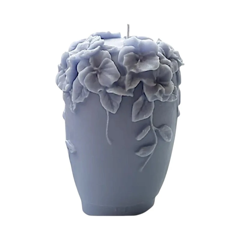 Ароматна свещ от соев и пчелен восък, Цветя, М241