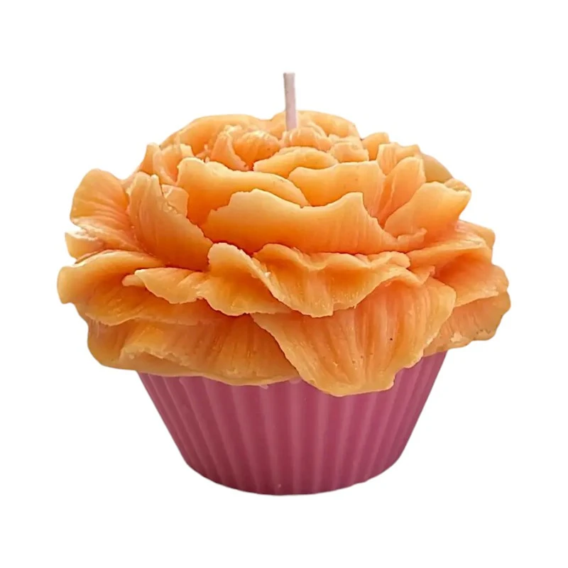 Ароматна свещ от соев и пчелен восък, Мъфин, М43