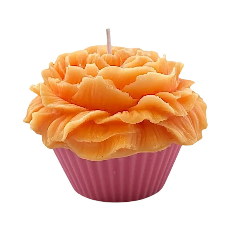 Ароматна свещ от соев и пчелен восък, Мъфин, М43