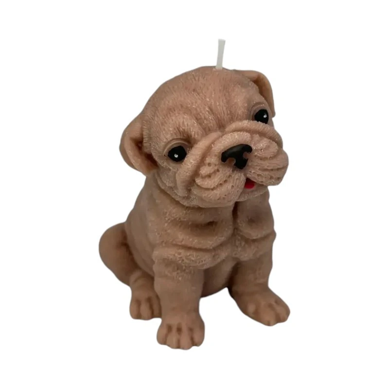 Ароматна свещ от соев и пчелен восък, Мопс, М364