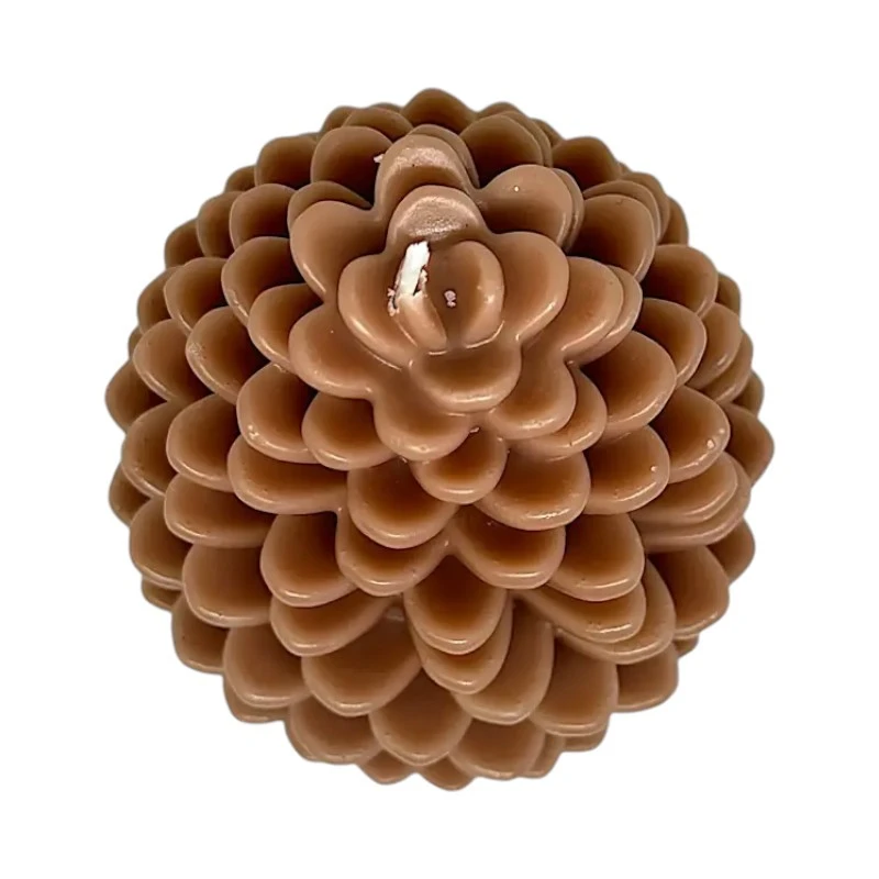 Ароматна свещ от соев и пчелен восък, Шишарка, М579