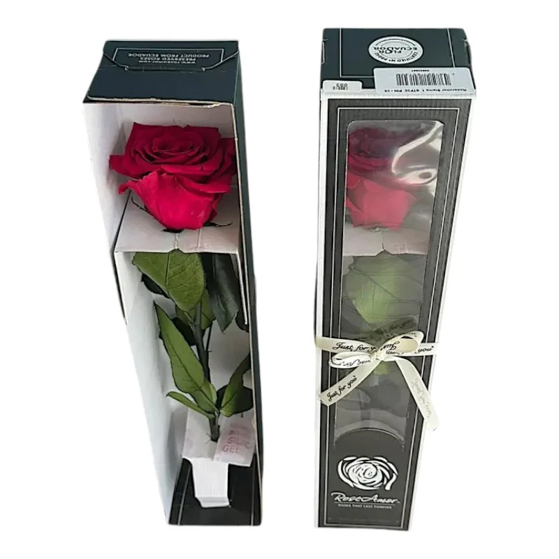 Естествена вечна роза в кутия, Stem Pin 05