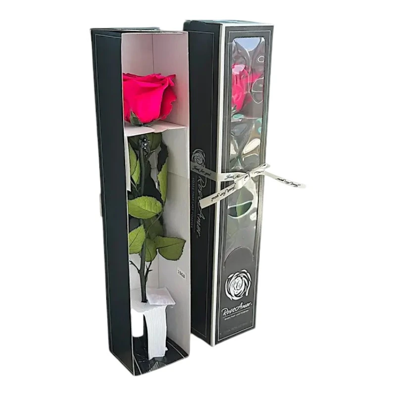 Естествена вечна роза в кутия, Stem Pin 03
