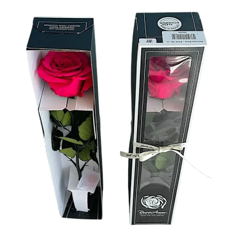 Естествена вечна роза в кутия, Stem Pin 03