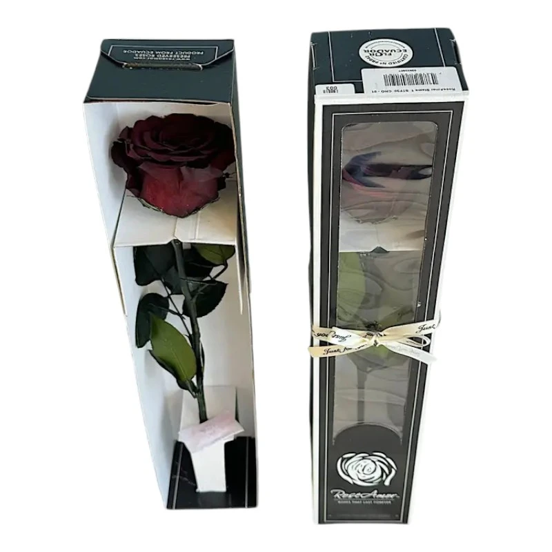 Естествена вечна роза в кутия, Stem Cho 01