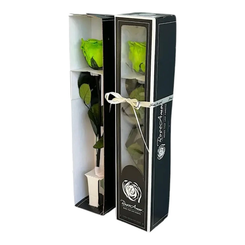 Естествена вечна роза в кутия, Stem Gre 05