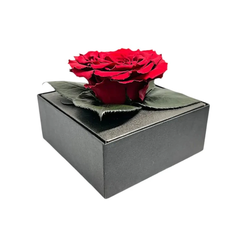 Луксозна кутия с естествена вечна роза, GB3 Red 01