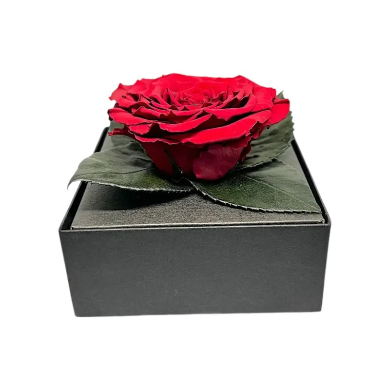 Луксозна кутия с естествена вечна роза, GB3 Red 01
