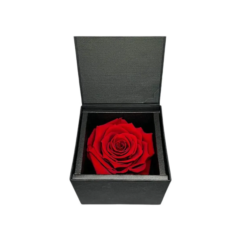 Луксозна кутия с естествена вечна роза, GB1 Red 02