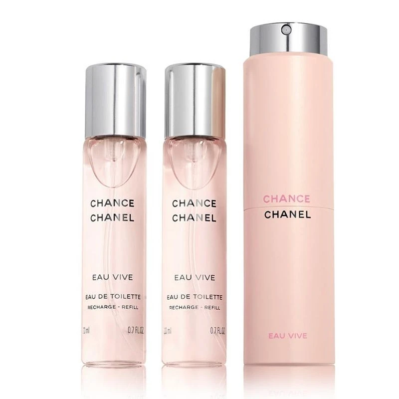 Chanel Chance Eau Vive EDT Twist and Spray 3 x 20ml, Комплект за Жени от  Техномаркет