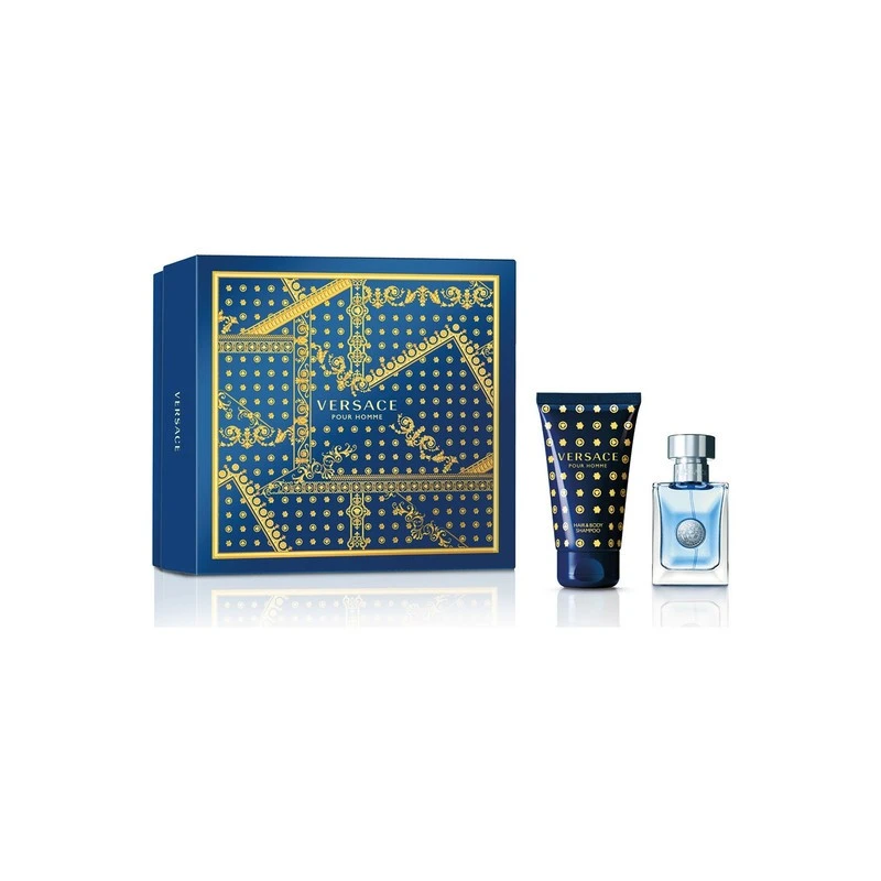 Versace Pour Homme EDT 30ml + SG 50ml, Комплект за Мъже