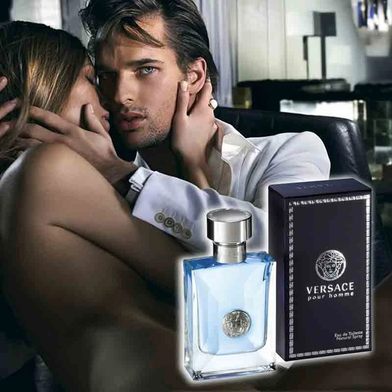 Versace Pour Homme EDT 100ml + EDT 10ml + Pouch, Комплект за Мъже