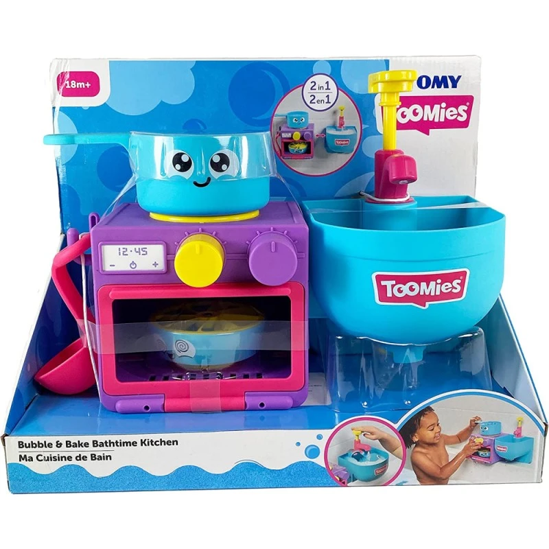 Tomy Toomies играчка за баня Кухня с балончета, 18м+, E73264