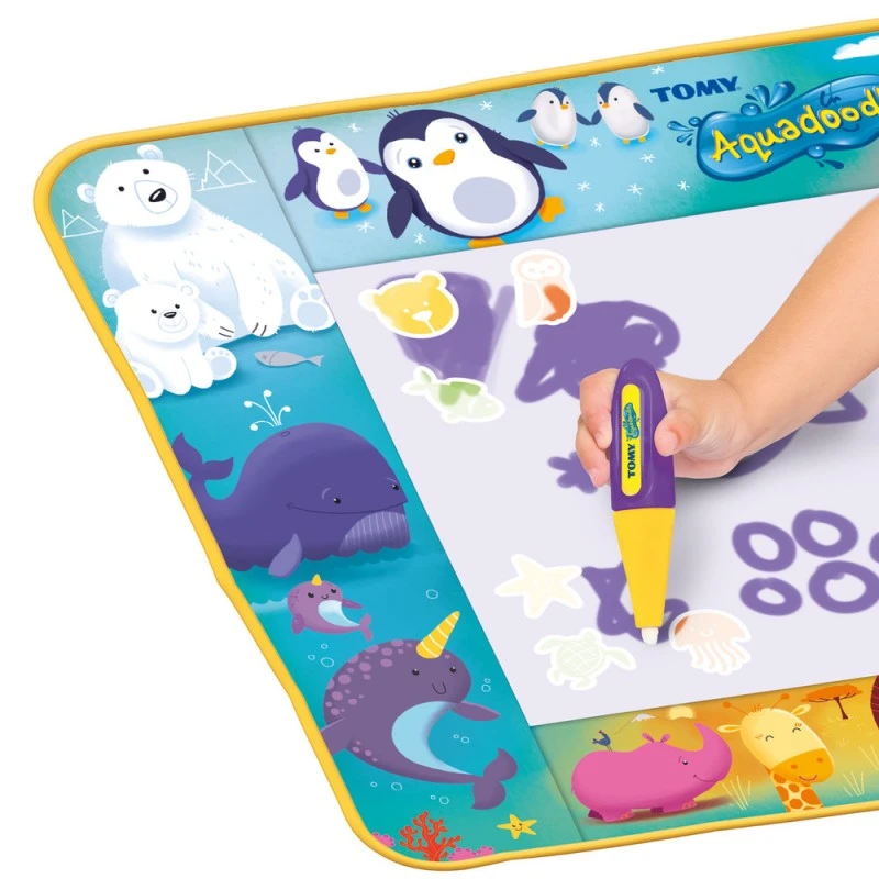 TOMY Aquadoodle Kилимче за рисуване с животни 75х55см, 18м+, E73267