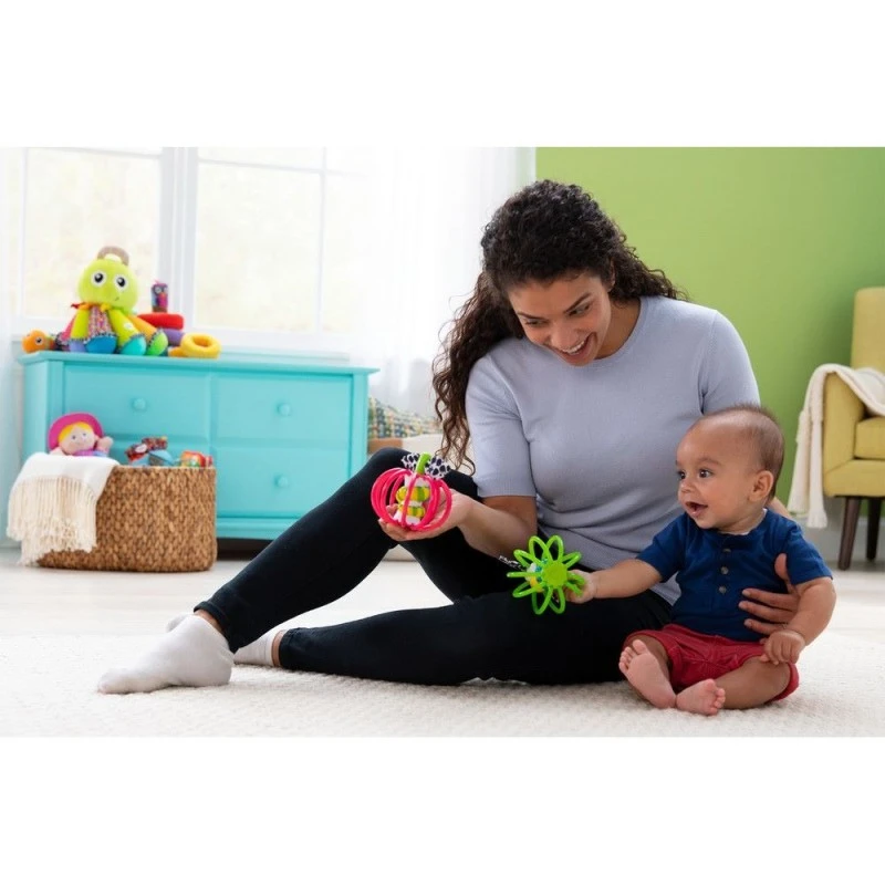 Lamaze Играчка-Ябълка лесна за хващане-зелена L23101-G