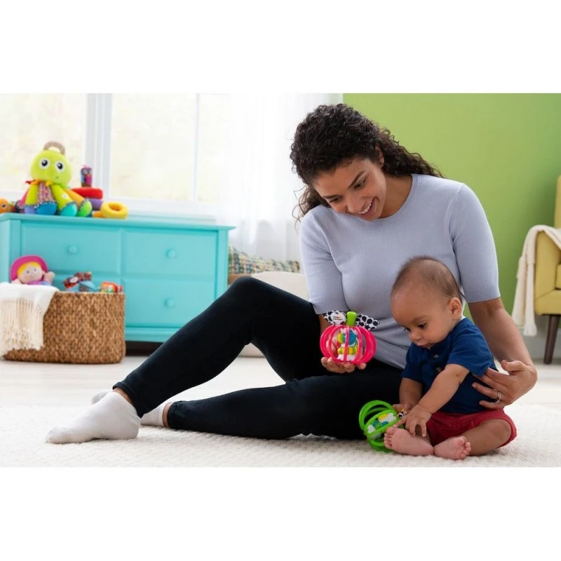 Lamaze Играчка-Ябълка лесна за хващане-розова L23101-P