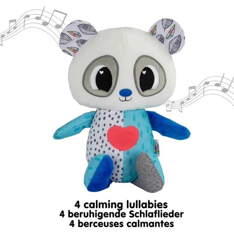 Lamaze играчка Панда с туптящо/светещо сърце, 9м+, L27470