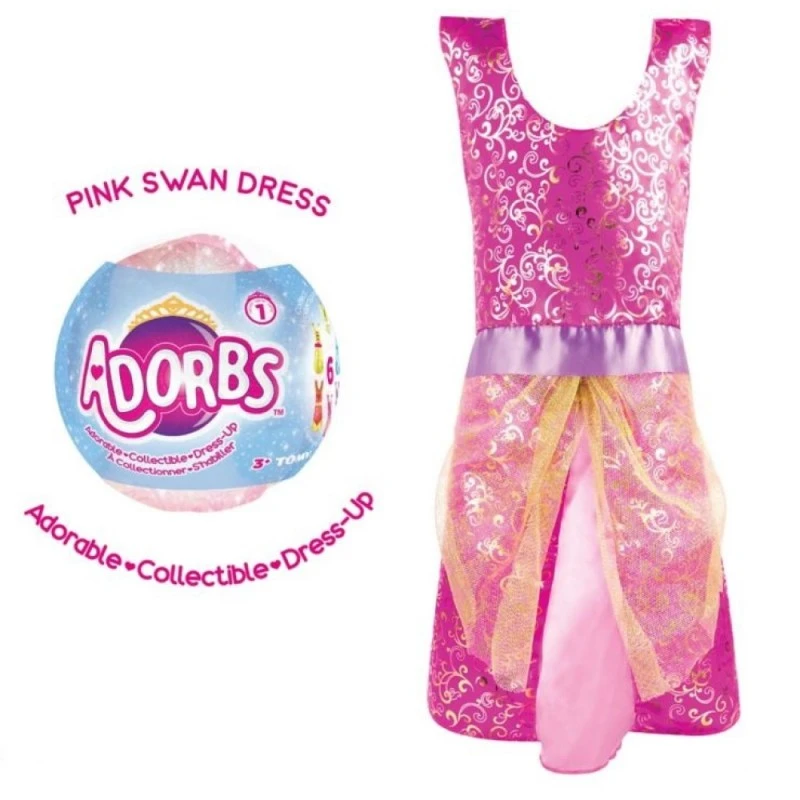 Adorbs Розово/Лилава Рокля Лебед L85011