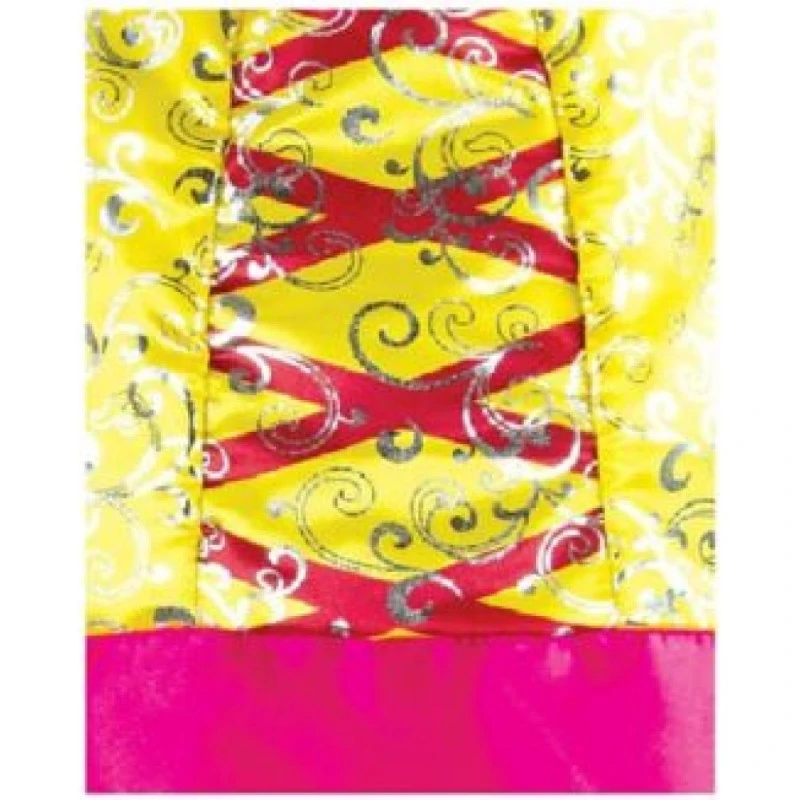 Adorbs Златна рокля за принцеси жълта/цикламена L85013