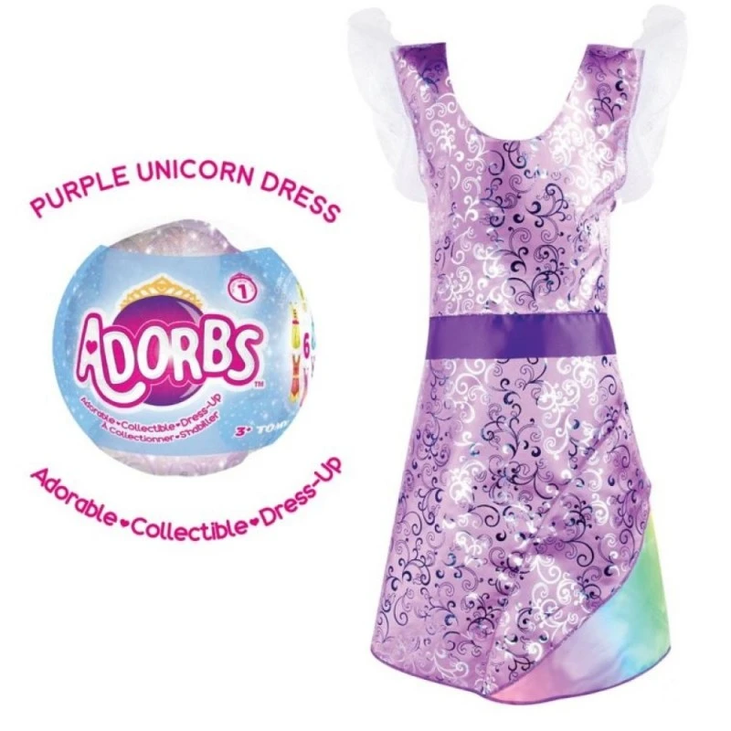 Adorbs Рокля Еднорог лилава L85017