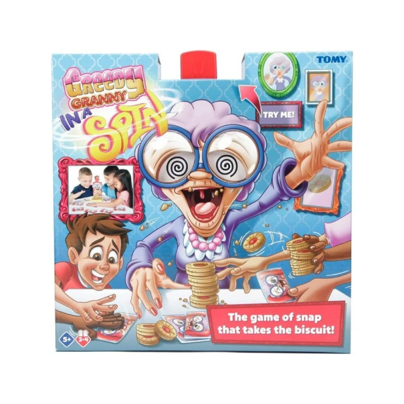 Tomy Games игра Алчната Баба Въртележка, 5г+, T73114