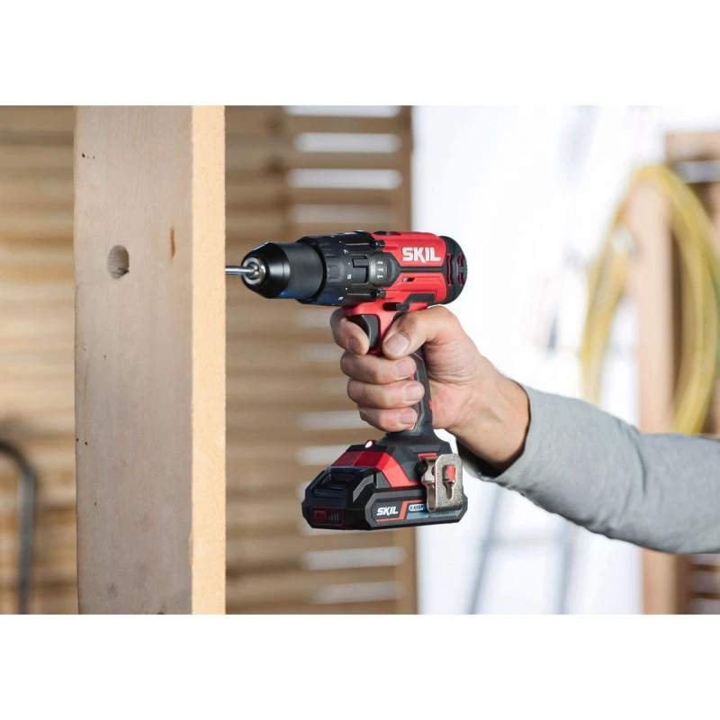 Акумулаторна ударна бормашина / винтоверт SKIL 3020 AA, В комплект с Акумулаторна батерия 2.5Ah и Зарядно устройство