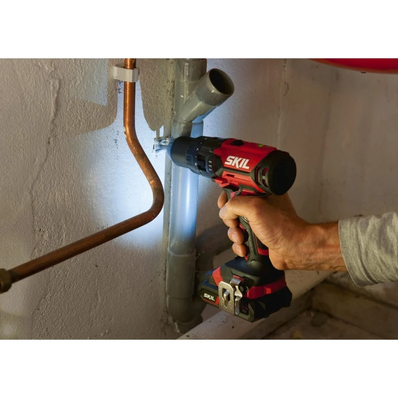 Акумулаторна ударна бормашина / винтоверт SKIL 3020 AA, В комплект с Акумулаторна батерия 2.5Ah и Зарядно устройство