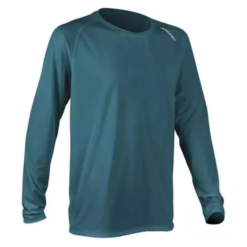 Мъжка блуза за водни спортове с UV защита Aropec SS-5K21M-Loosefit-PG, свободна кройка, UPF50+, L