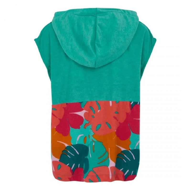 Детско пончо за преобличане Regatta Kids Towel Robe Tropical Leaf