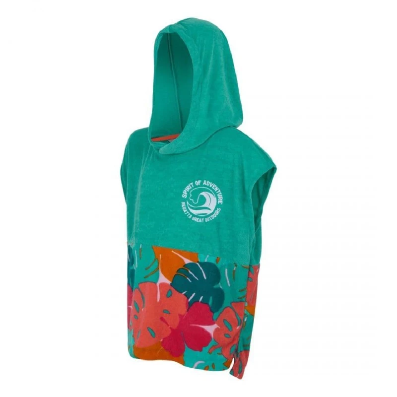 Детско пончо за преобличане Regatta Kids Towel Robe Tropical Leaf