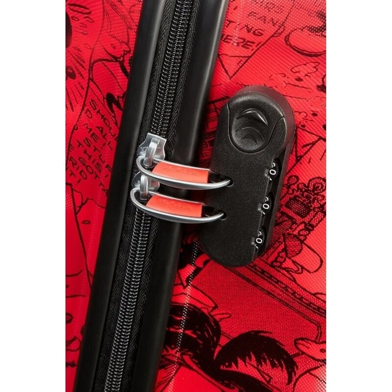 American Tourister Спинер на 4 колела 55 см. Wavebreaker Mickey Comics Red