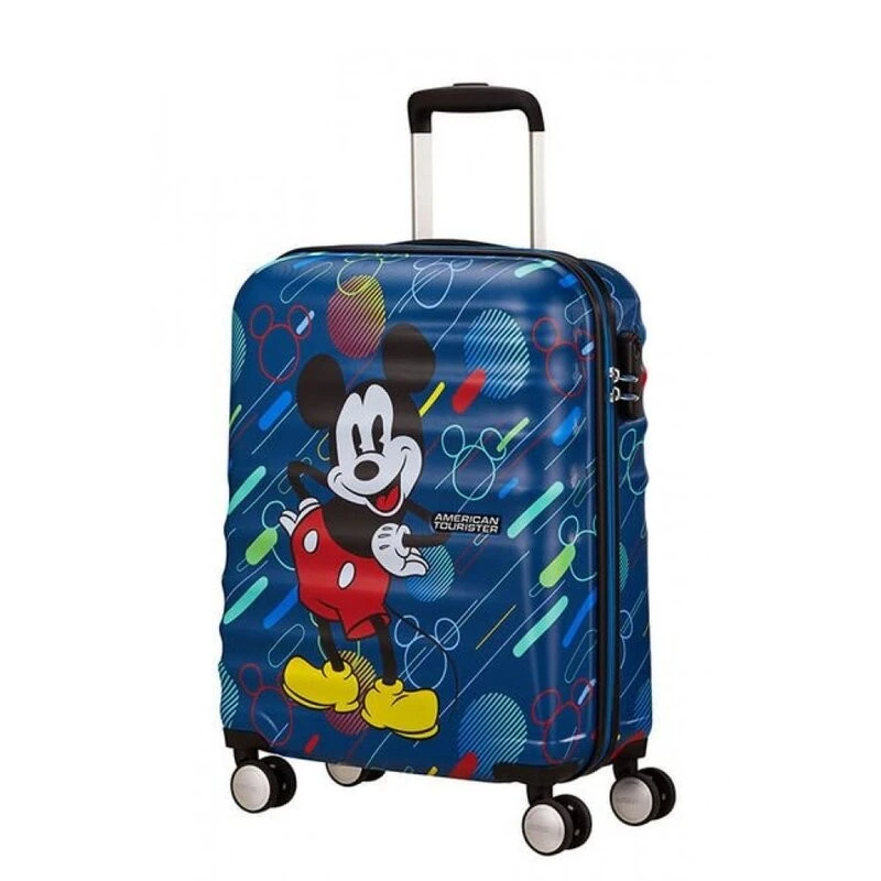 American Tourister Спинер на 4 колела 55 см. Wavebreaker Mickey Future Pop