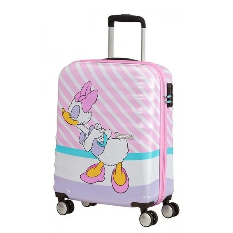American Tourister Спинер на 4 колела 55 см. Wavebreaker DAISY PINK KISS
