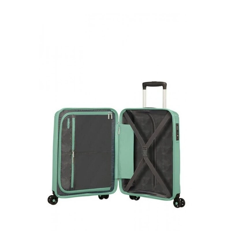 American Tourister Sunside спинер на 4 колела 55cm в цвят Зелен минерал