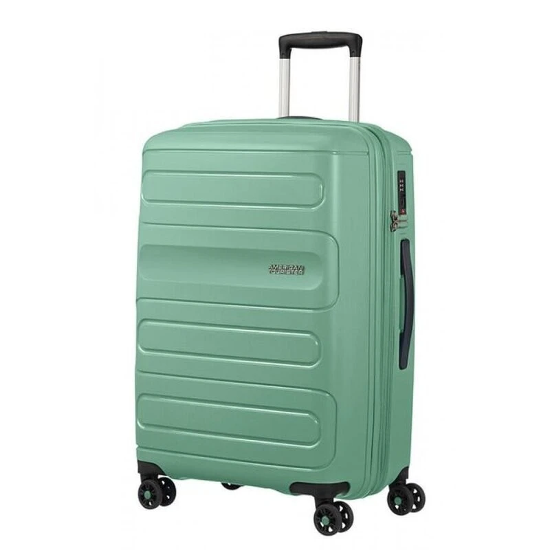 American Tourister Sunside спинер на 4 колела 68 cm с разширение в цвят Зелен минерал
