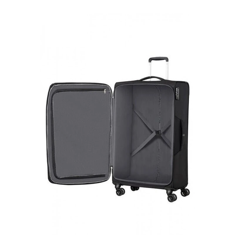 American Tourister Crosstrack Спинер на 4 колела 79 см с разширение черен/сив