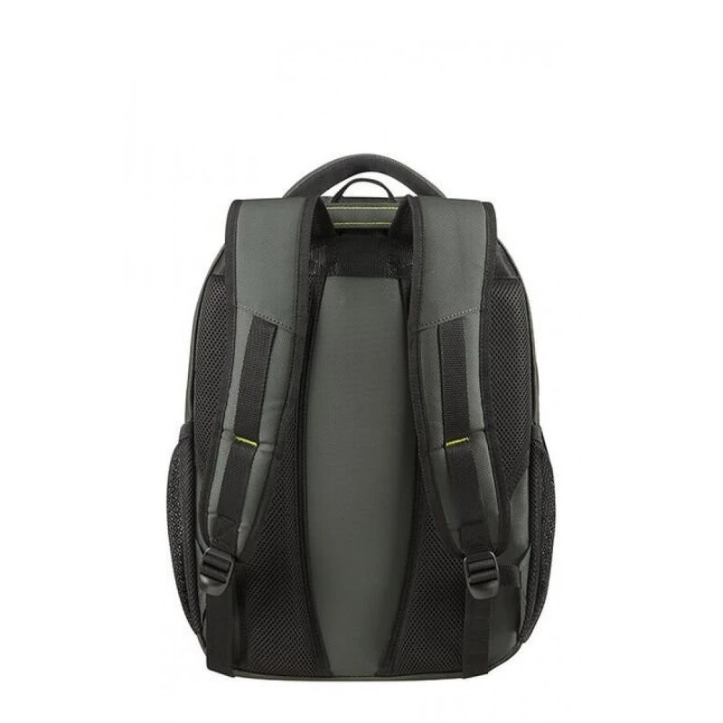 AMERICAN TOURISTER АТ Раница за 39.6cм/15.6″ At Work сив цвят с рефлекторни детайли