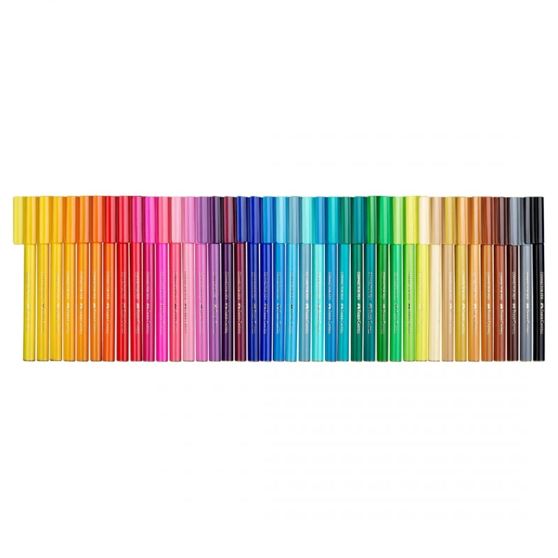 Faber-Castell Флумастери Connector, 40 цвята в куфар