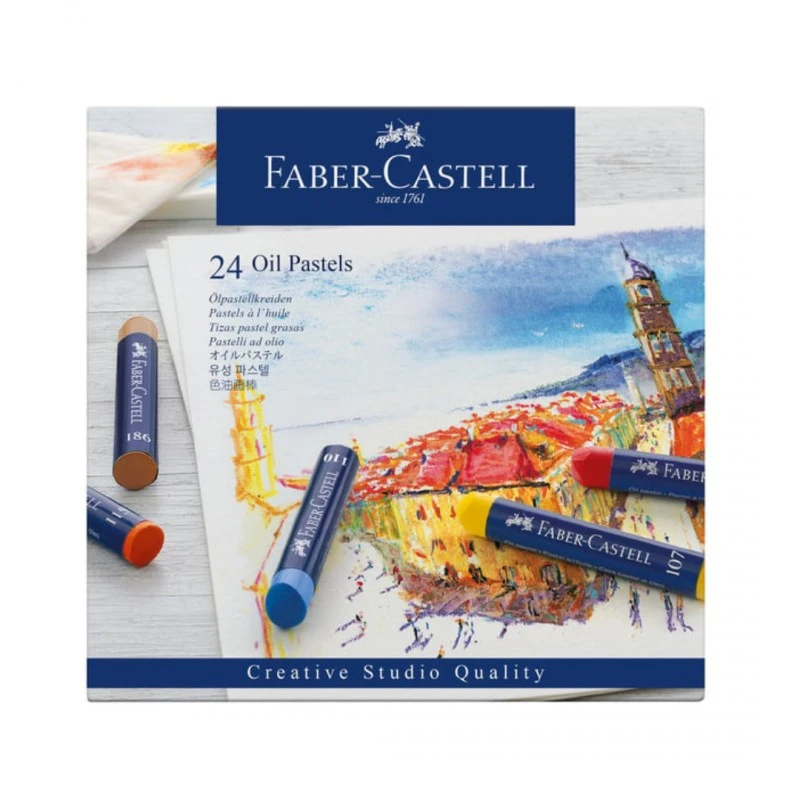 Faber-Castell Маслени пастели Goldfaber, 24 цвята