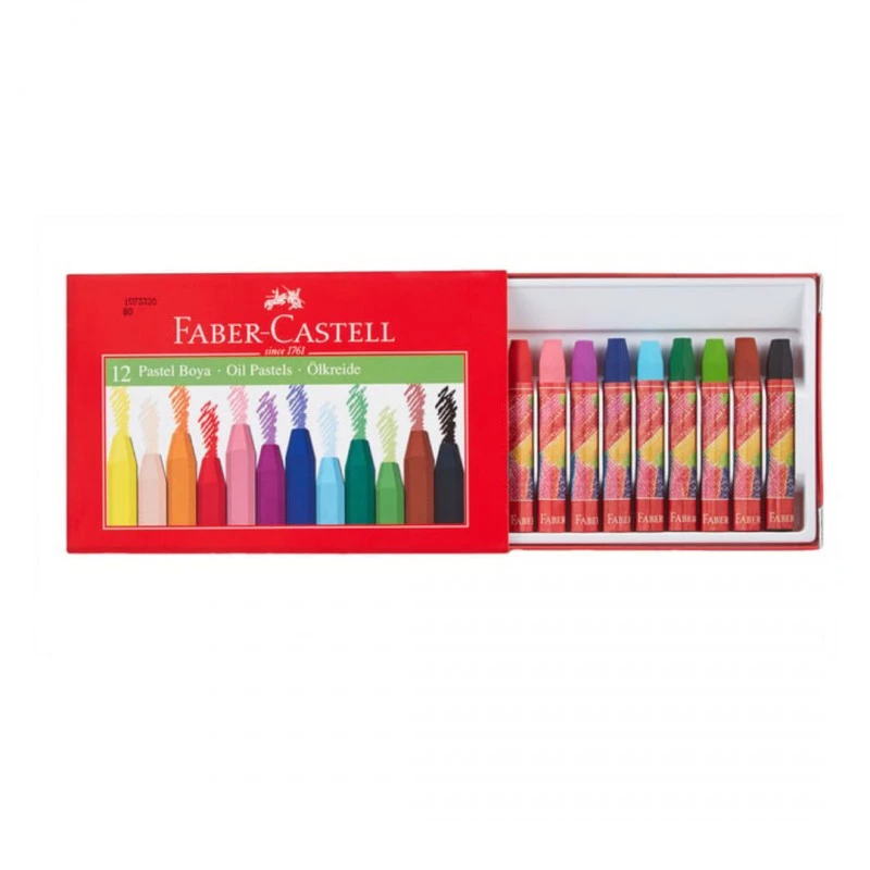 Faber-Castell Маслени пастели, 12 цвята