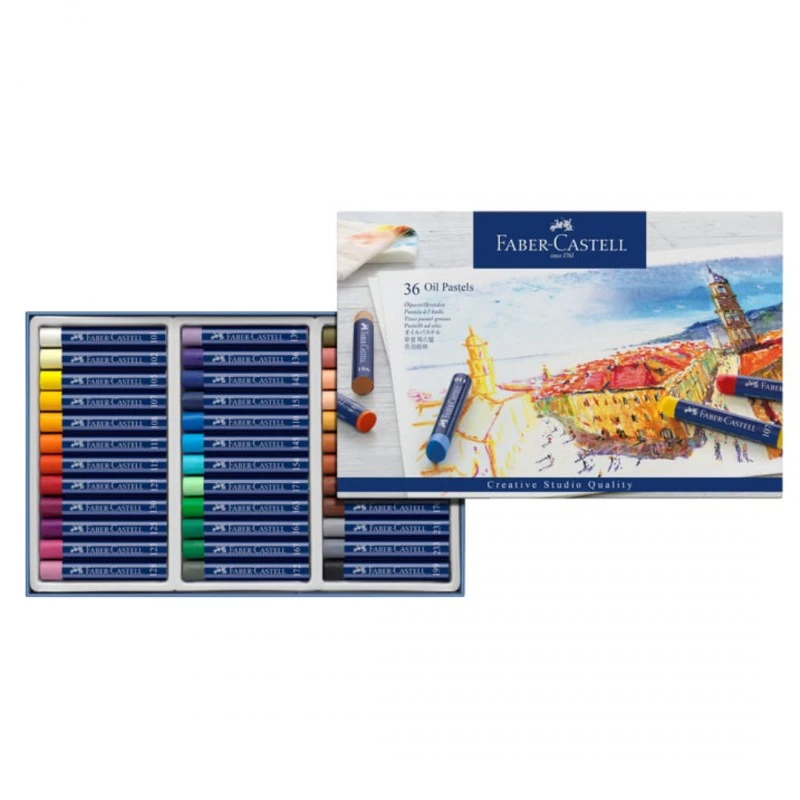 Faber-Castell Маслени пастели Goldfaber, 36 цвята