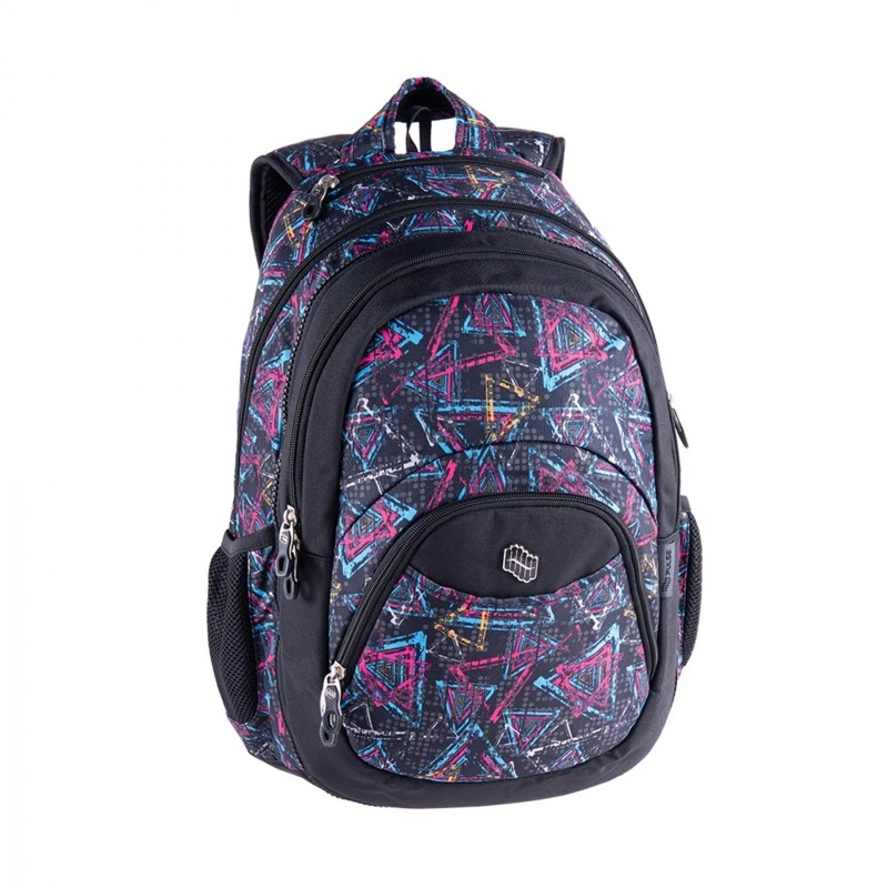 Pulse Раница Teens Lost, 2 в 1, на триъгълници, многоцветна