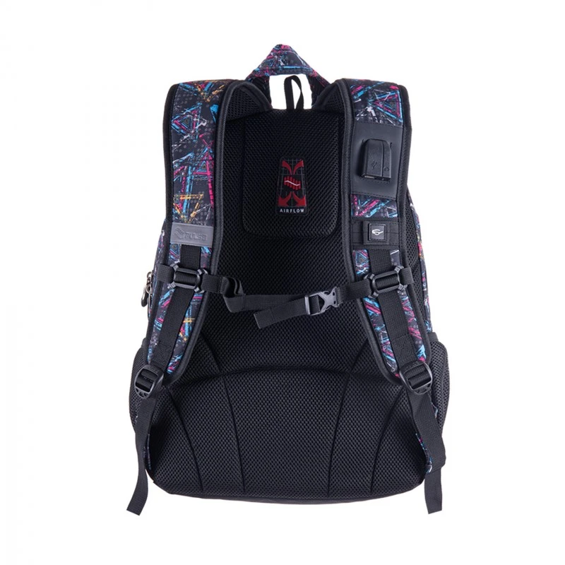 Pulse Раница Teens Lost, 2 в 1, на триъгълници, многоцветна