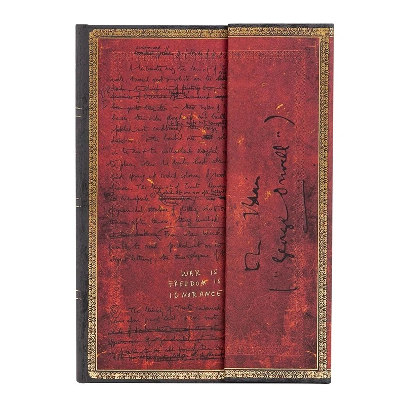 Paperblanks Тефтер Orwell, Midi, твърда корица, 72 листа