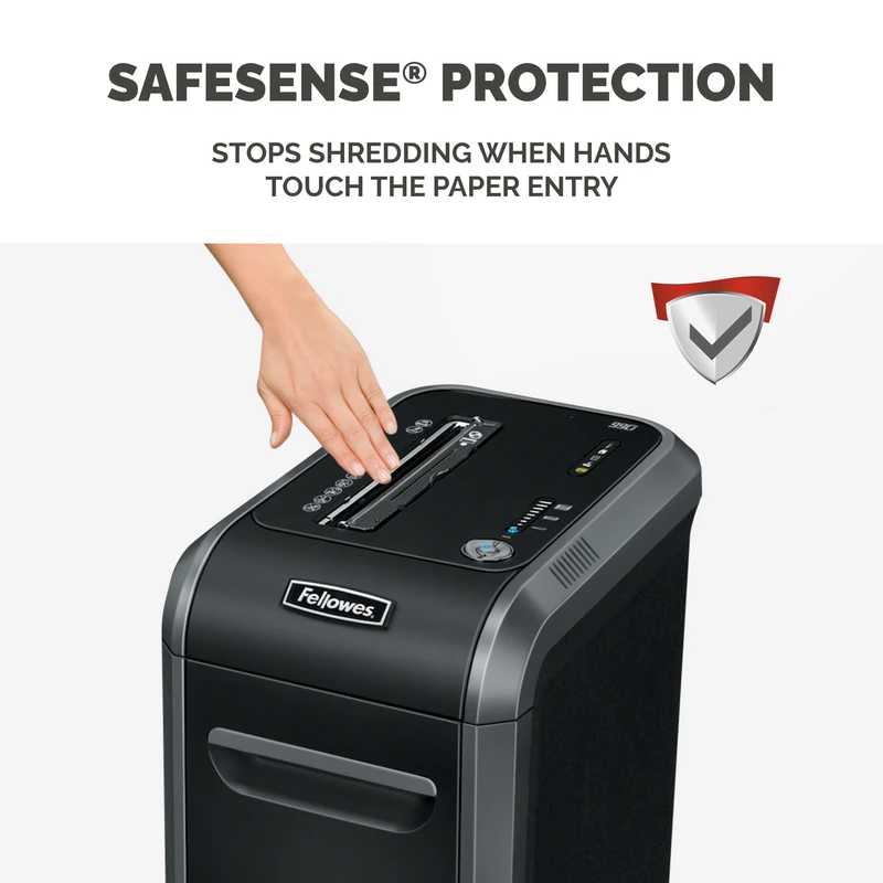 Шредер за унищожаване на документи Fellowes Powershred 99Ci, 100% Jam Proof, Cross-Cut, 34 L, P-4