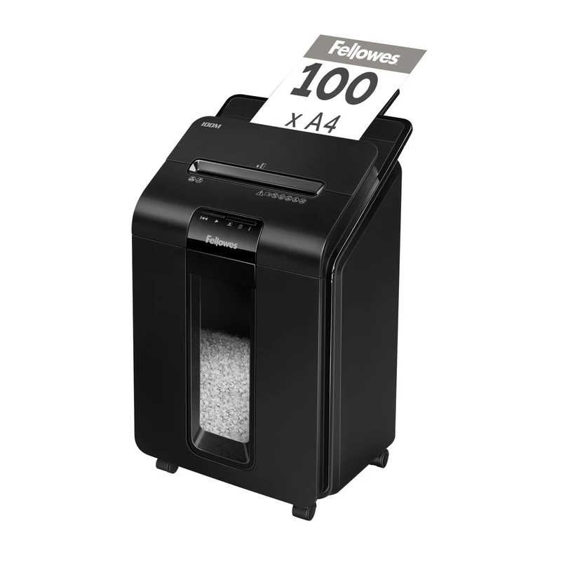 Шредер за унищожаване на документи Fellowes Automax 100M, Micro Cut, 23 L, P-4