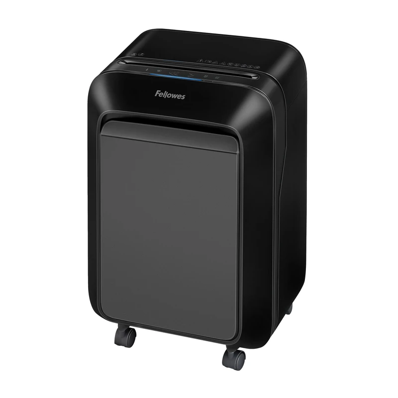 Шредер за унищожаване на документи Fellowes LX211, Micro-Cut, 23 L, черен, P-5, за 1-3 потребители