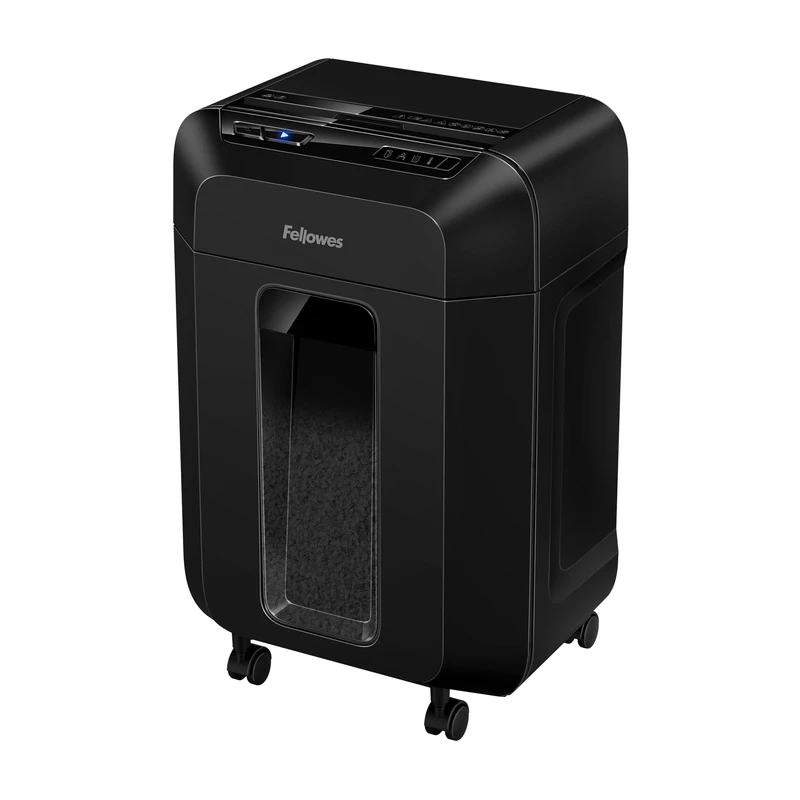 Шредер за унищожаване на документи Fellowes Automax 90M, Soho, Mini-Cut, P-4, 17 L, черен